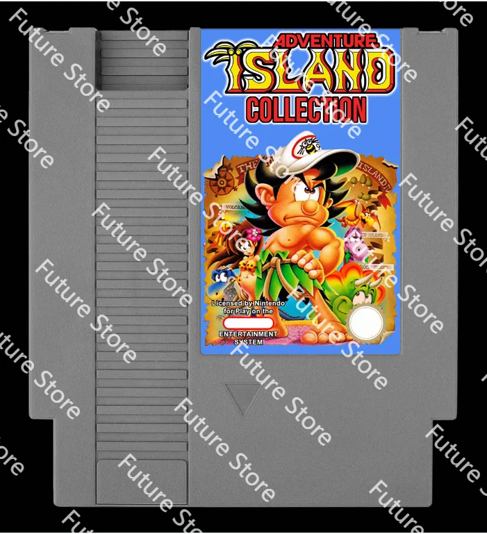 

8bit game card : ISLAND ADVENTURE COLLECTION ( NES Version!! cartridge ONLY!! )