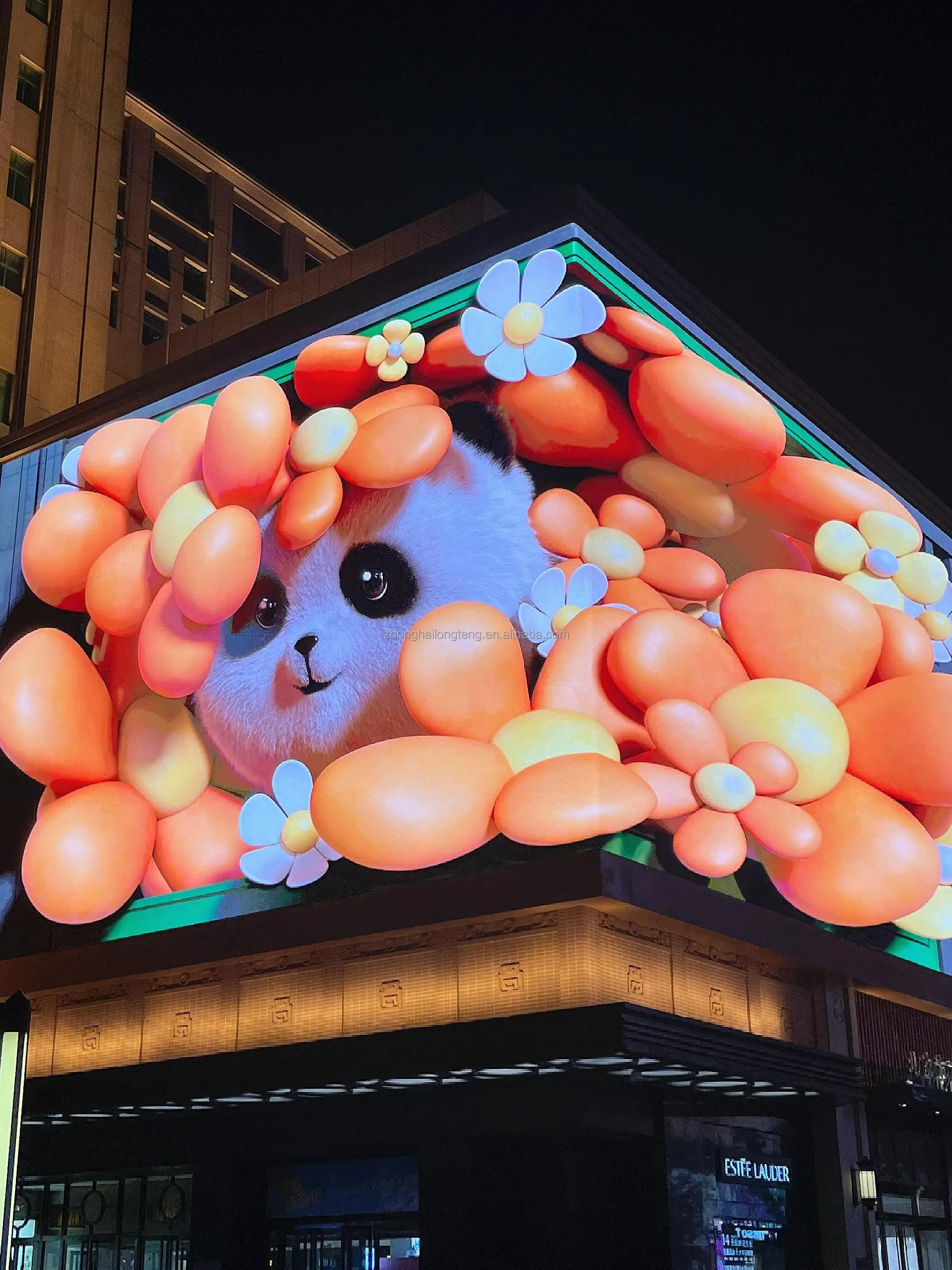 Customized Naked Eye 3D LED Die Cast Aluminum Outdoor Ultra HD Big LED Advertising Videowall Screen Display Led Video Wall