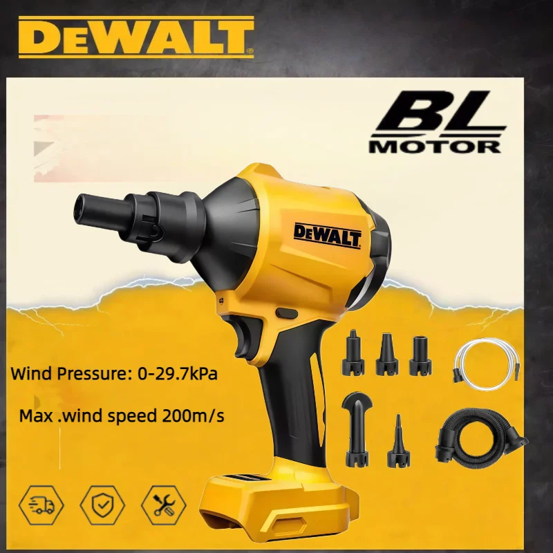 

Dewalt Brushless Air Blower Cordless Air Dust Removal Gun Tool With Nozzle Multifunction Dusting Machine Inflator 20V