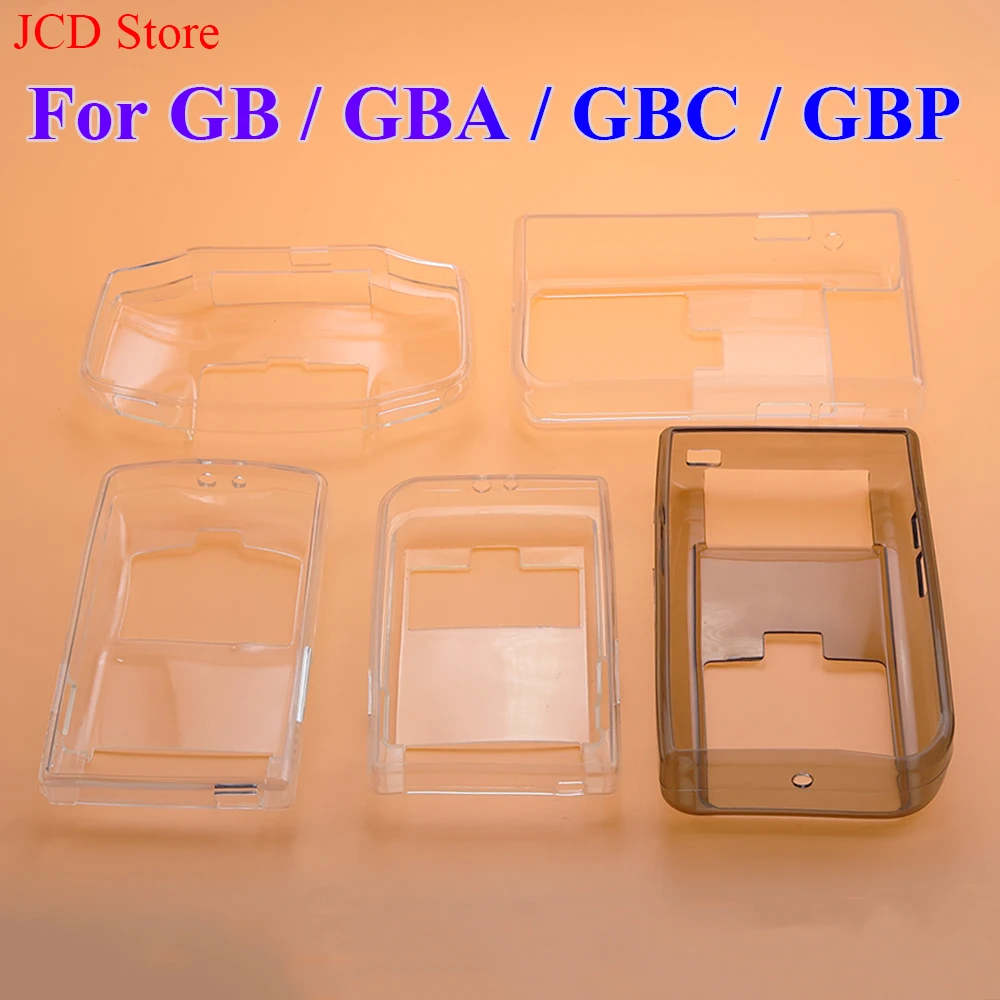 1 قطعة غطاء حماية شفاف من البولي يوريثان لـ GBC لـ GB/GBA لـ GBP غطاء من البولي يوريثان الشفاف وحدة تحكم ألعاب بديلة