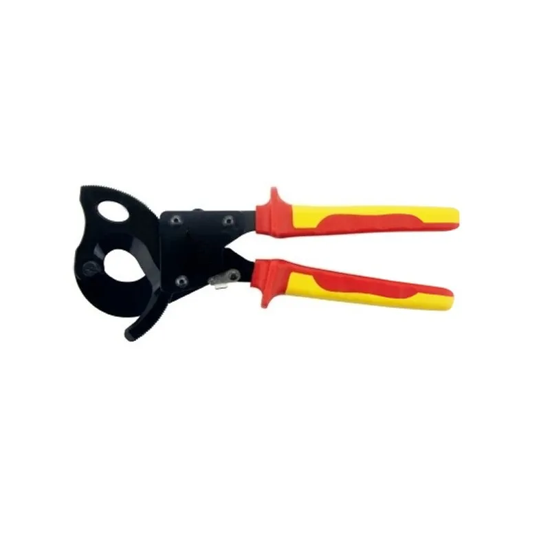 Two-color insulated ratchet cable cutter YT-21180 21181