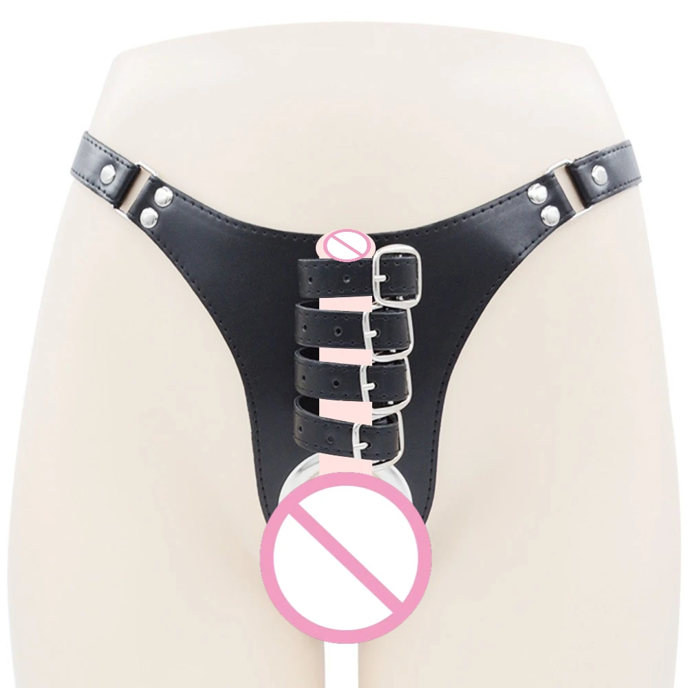 Male Chastity Lock Penis Wearing Pants Penis Bondage Belt Male Alternative Toys Sex Toys