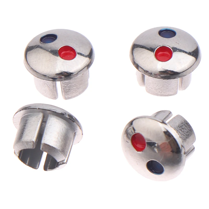 10pcs Hot And Cold Water Sign Faucet Handles Red And Blue Label Decorative Covers Faucet Handles Kitchen Bathroom Supplies