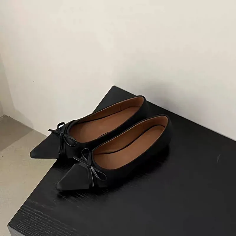 Summer New Style Chiffon Fashion Sweet Bow Casual Flat Sandals for Women, Comfortable Slip-On Shoes for Outdoor Wear 2026 - view 3