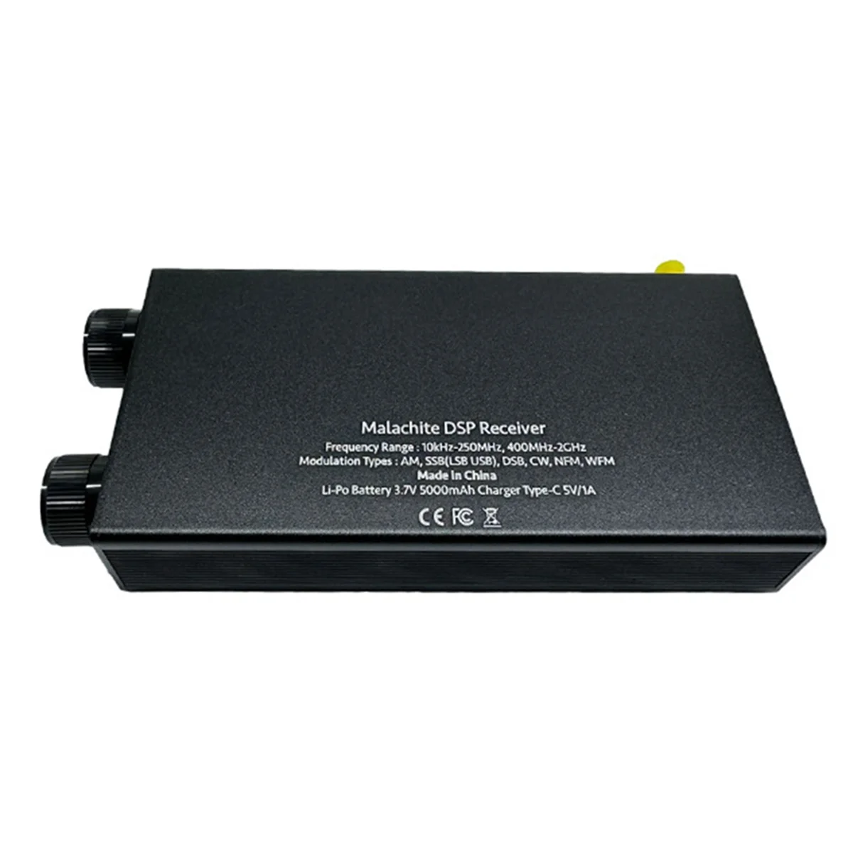 Imagem -03 - Receptor de Rádio Dsp Sdr Malaquita v5 1.10d Firmware Rádio Multifuncional Conveniente Portátil Rádio de Ondas Curtas