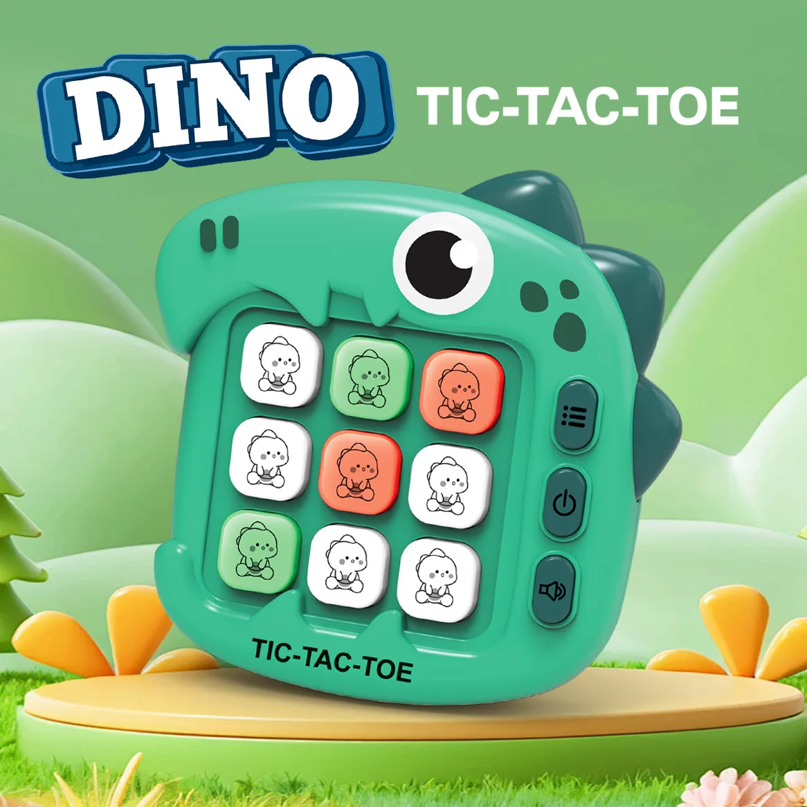 Triple Tic Tac Toe Machine de jeu enfants réflexion formation interactif jeu de bureau jouets voyage casse-tête 5 Modes