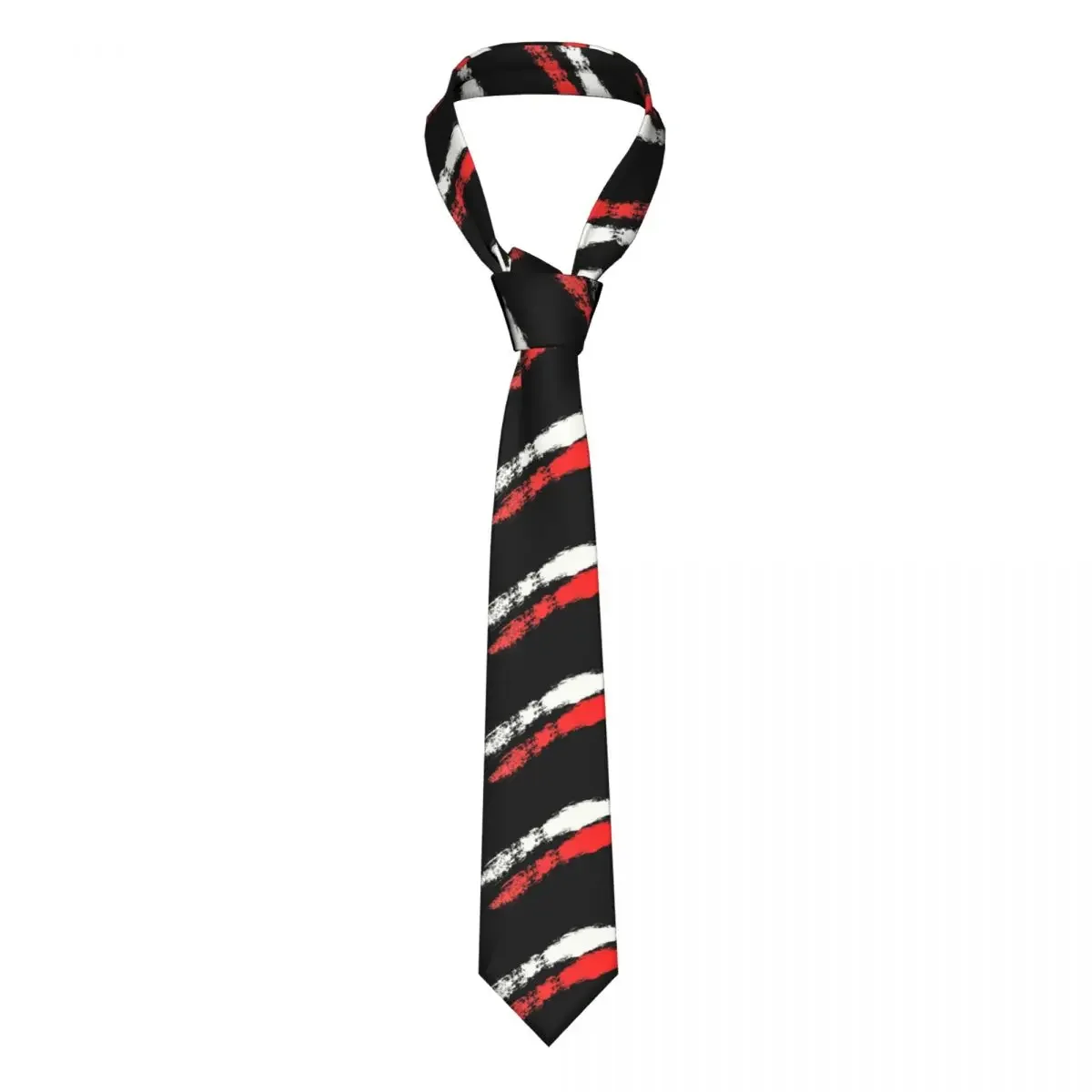 Personalized Poland Polish Flag Ties Men Formal Polska Silk Party Neckties