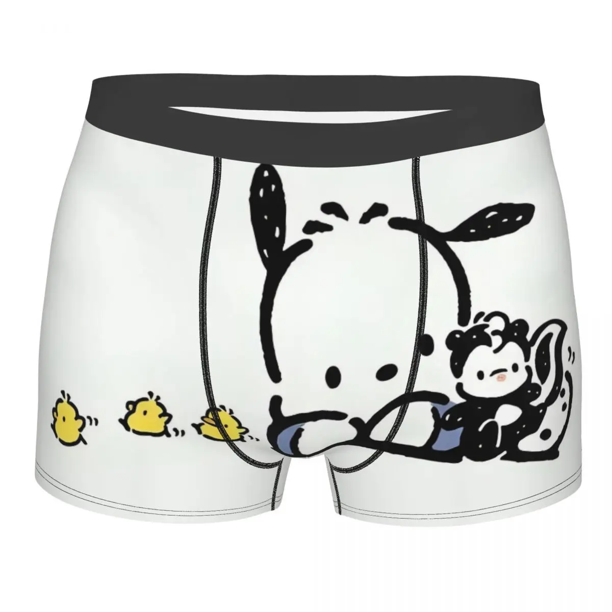 

Custom Novelty Anime Pochacco Boxers Shorts Panties Male Underpants Stretch Briefs Underwear