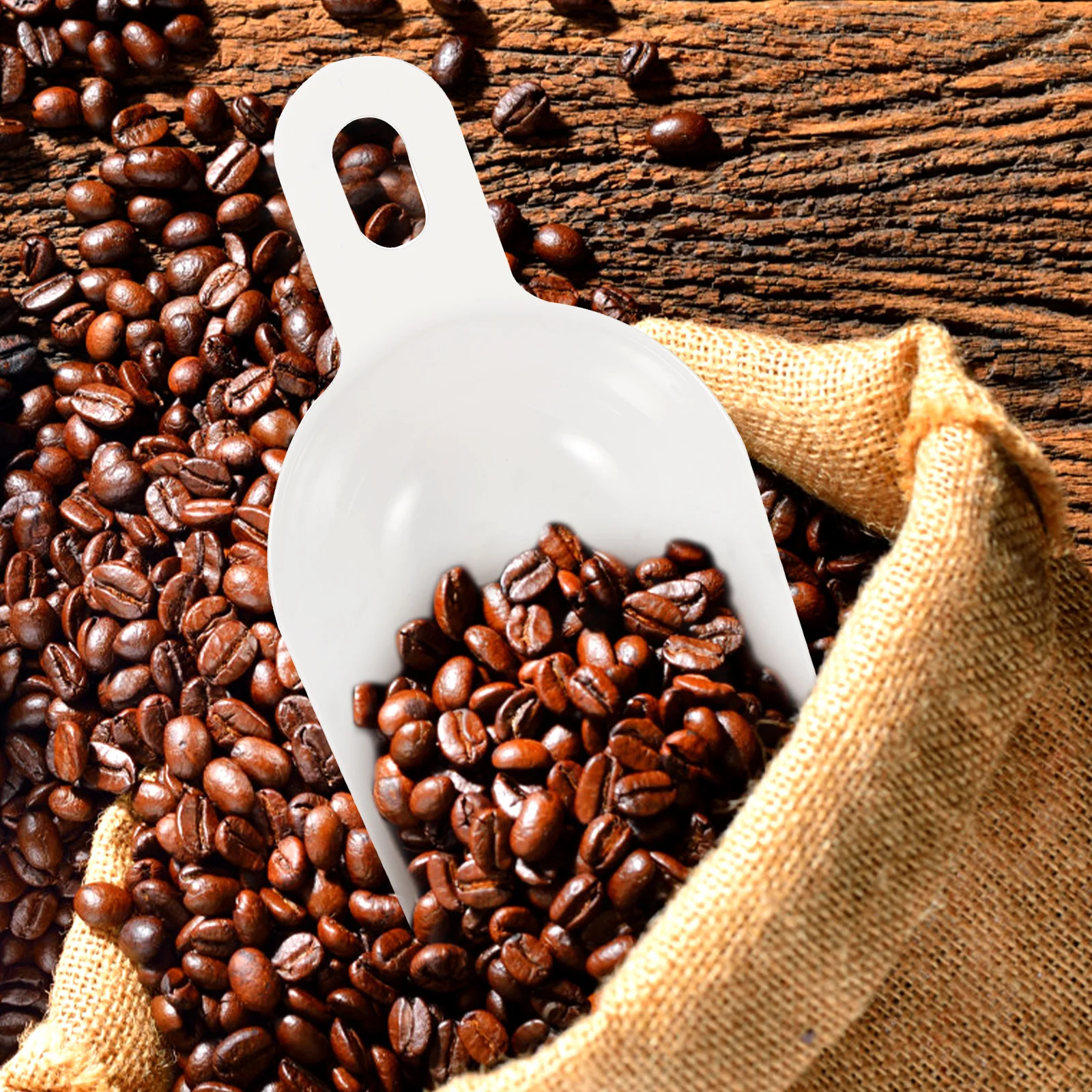 

Stainless Steel Kitchen Shovel Home Flour Sugar Scoop Coffee Bean Ice Candy Soybean Scoop Bar Restaurant Mirror Polished