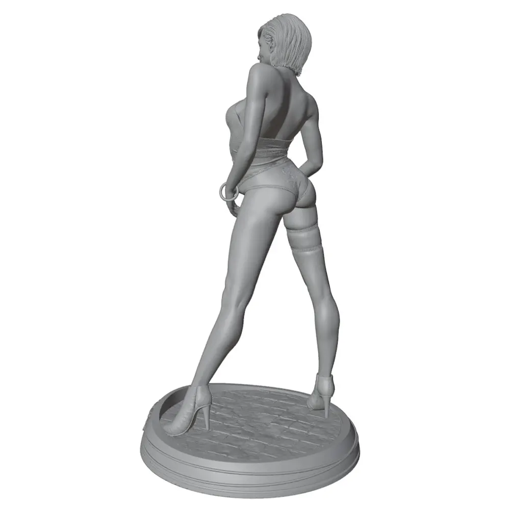 Figura de resina 75 mm – Mujer elegante para coleccionismo y rol - imagen 2