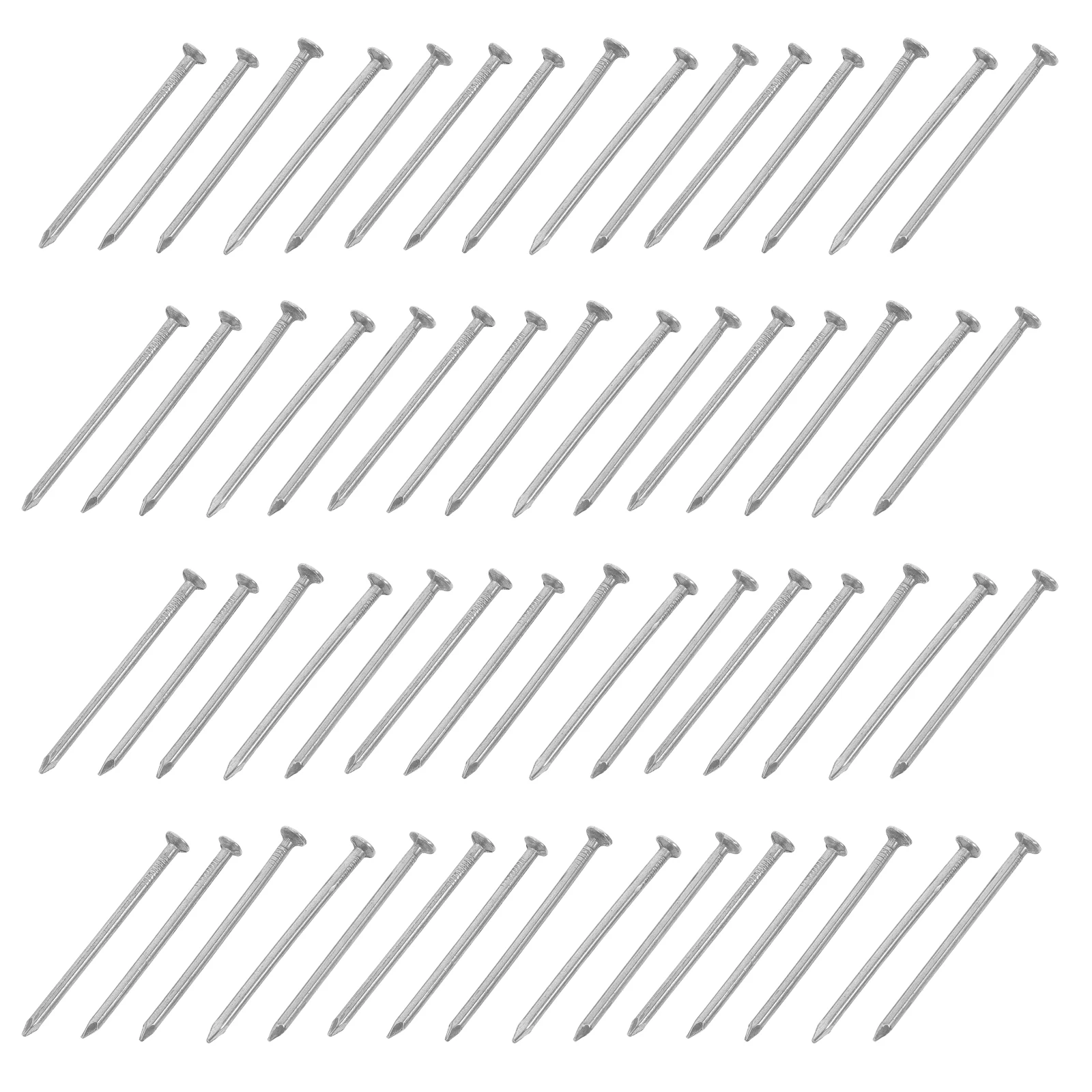 

220pcs Iron Nails Hardware Long Nails For Wood Door Frame Wall Bricks Garage Trim Hardened Steel Nail Fasteners Iron