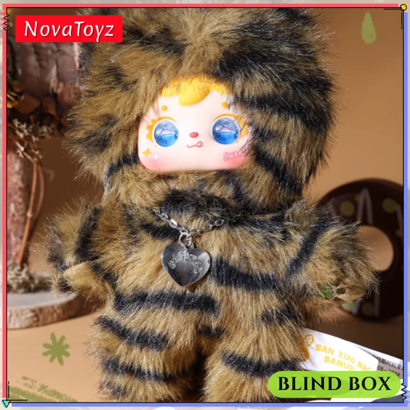 

Новинка в наличии, подлинная Xingbang Garden Three Little Hair Samuel Meow Cool Moment, слепая коробка, кукла, подвеска в виде кошки, подарок-сюрприз для девочек