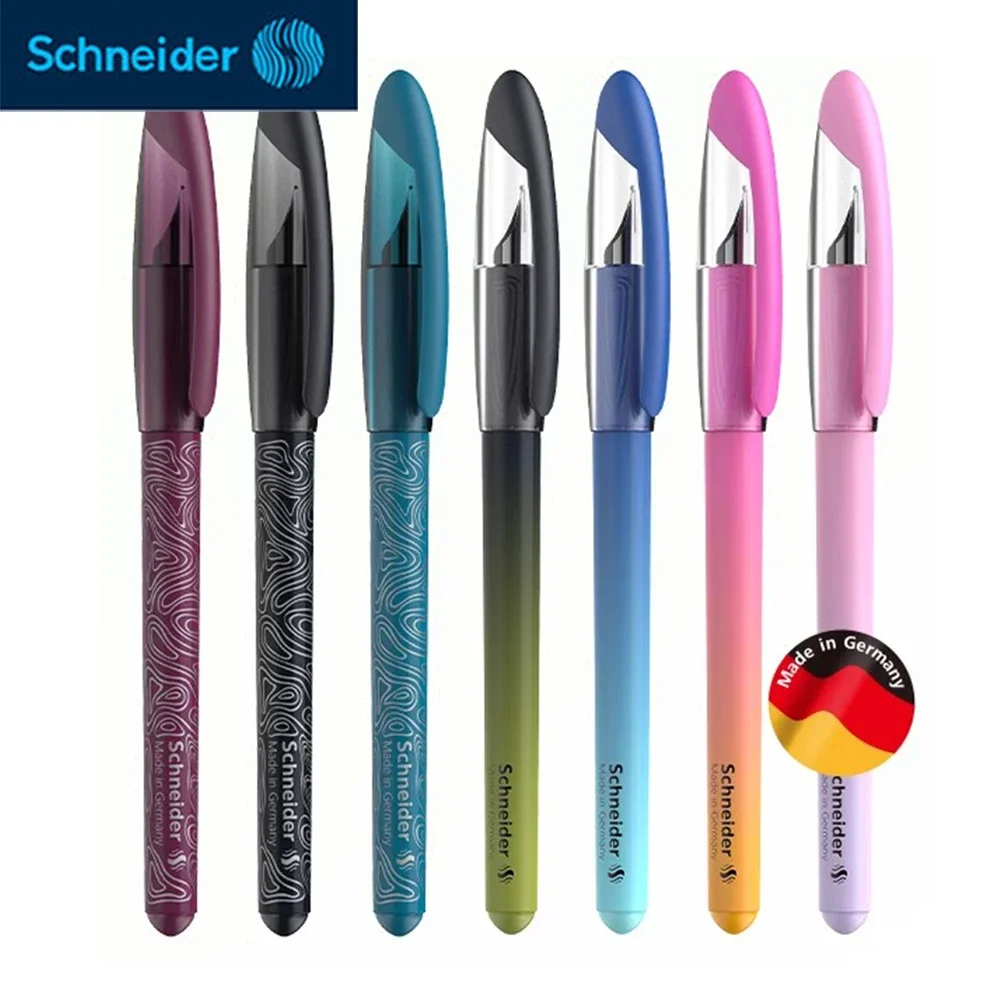 1pcs Germany Schneider Fountain Pen Smooth Writing F-tip 0.5mm Interchangeable Ink Bag Student Stationery Office Supplies