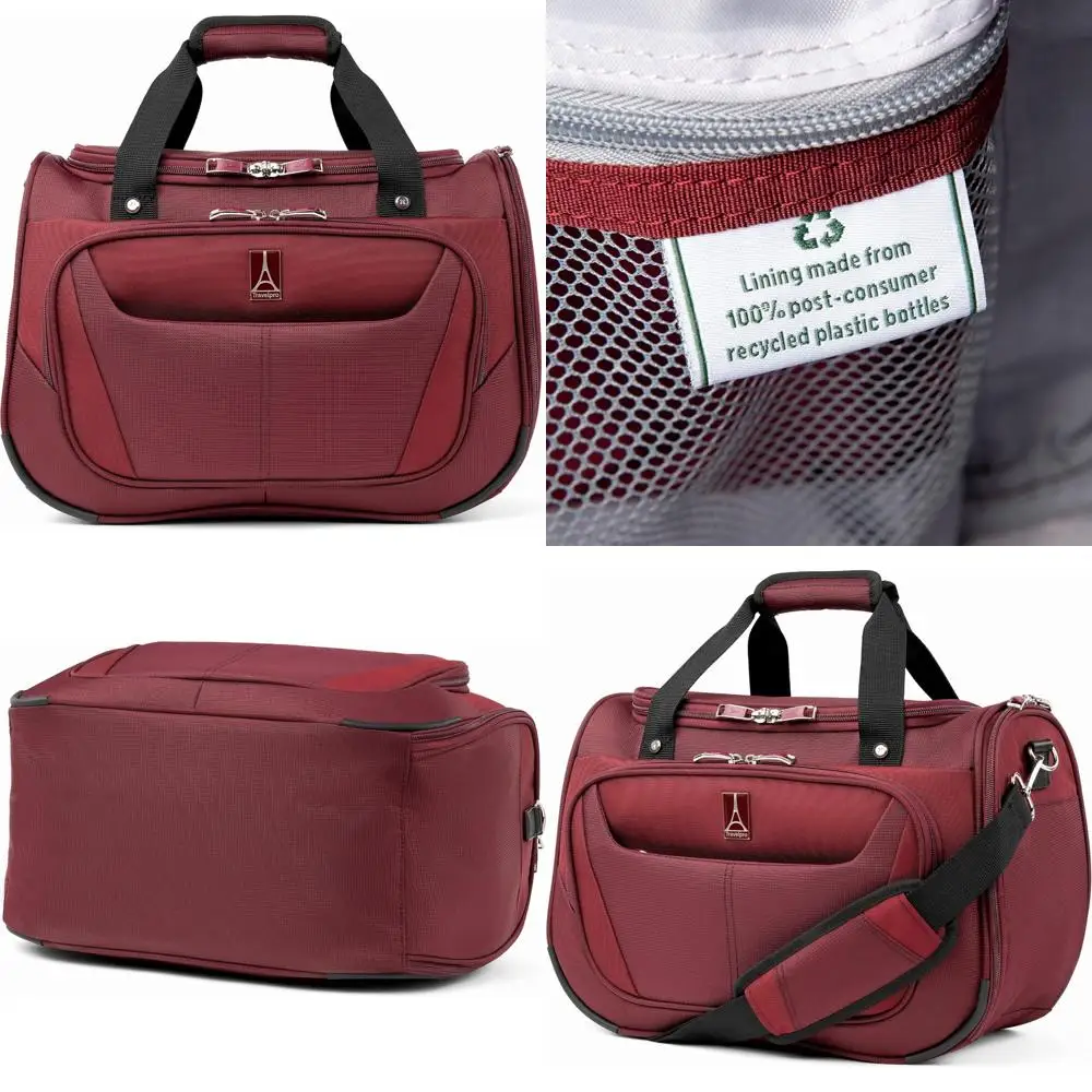 Lightweight Softside Underseat Carry-On Tote Bag, Ideal for Overnight and Weekend Travel