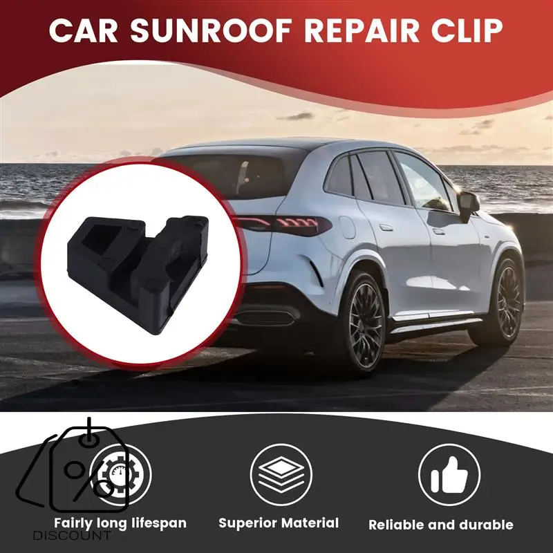 ABJO-2Pcs kit de reparo do slider da janela do teto solar do carro clipe para mercedes cla a c e classe w176 w177 w205 c207 c117 62483671106