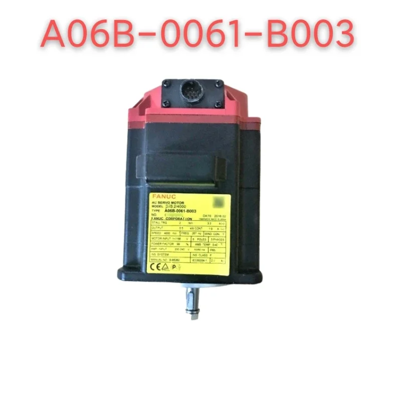 

In Stock A06B-0061-B003 FANUC AC Servo Motor For CNC System ControllerFunctional testing is fine