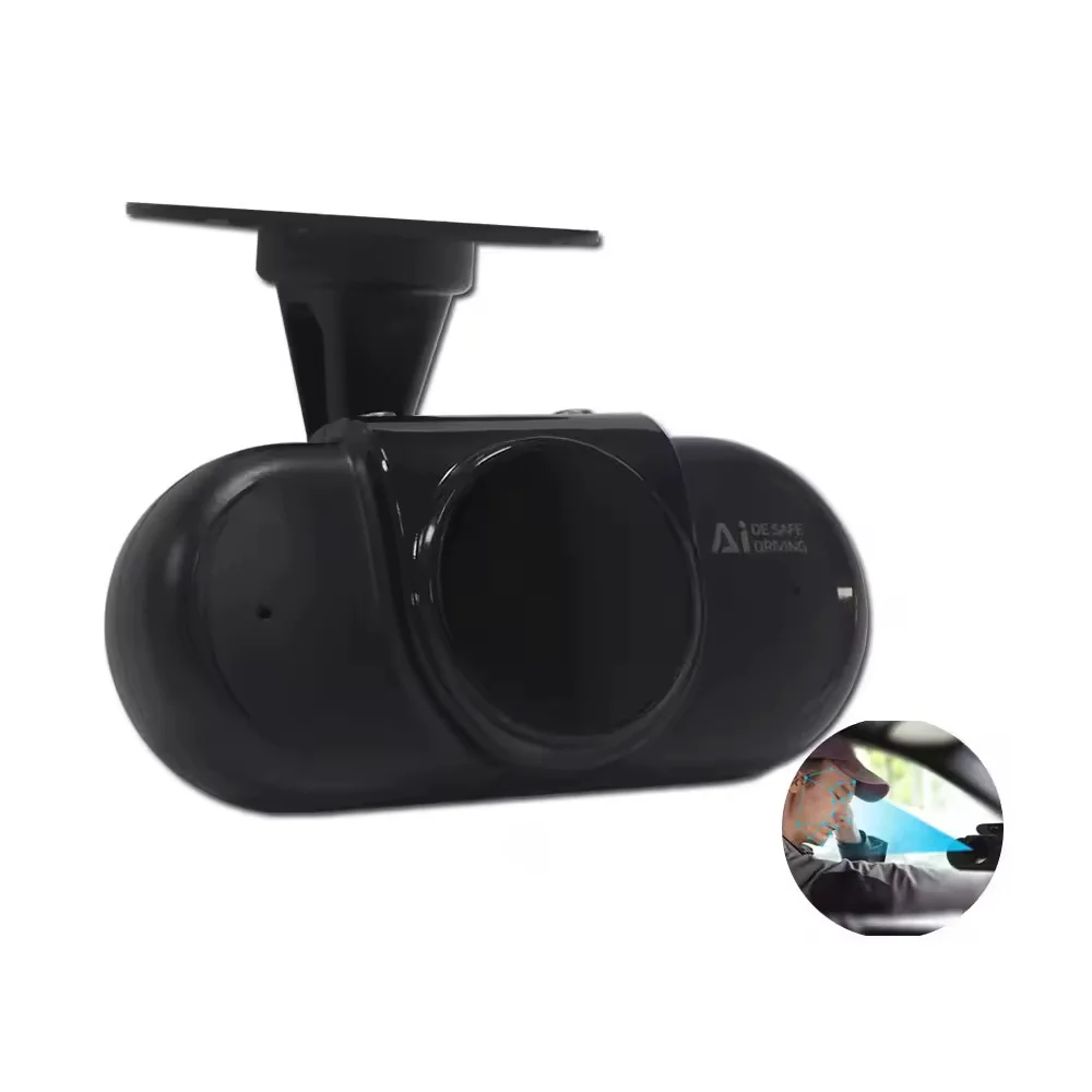 1080p HD Truck Camera Driver Fatigue Monitoring System with DSM Warning Alarm Video Recorder Dash Cam for Trucks