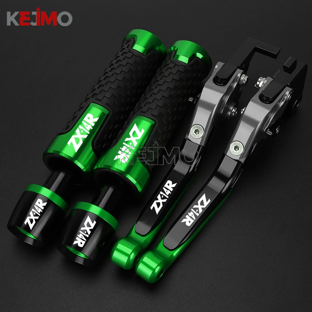 

ZX14R ZX 14R 2006-2016 2015 ZX 14 R for KAWASAKI Motorcycle Adjustable Brake Clutch Lever Handle Bar Hand Grips Ends Accessories