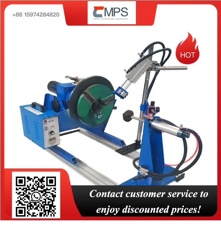 

30kg Capacity Horizontal Combination Type Pipe Welder 65MM Middle Big Hole High Efficiency for Various Welding Positioner