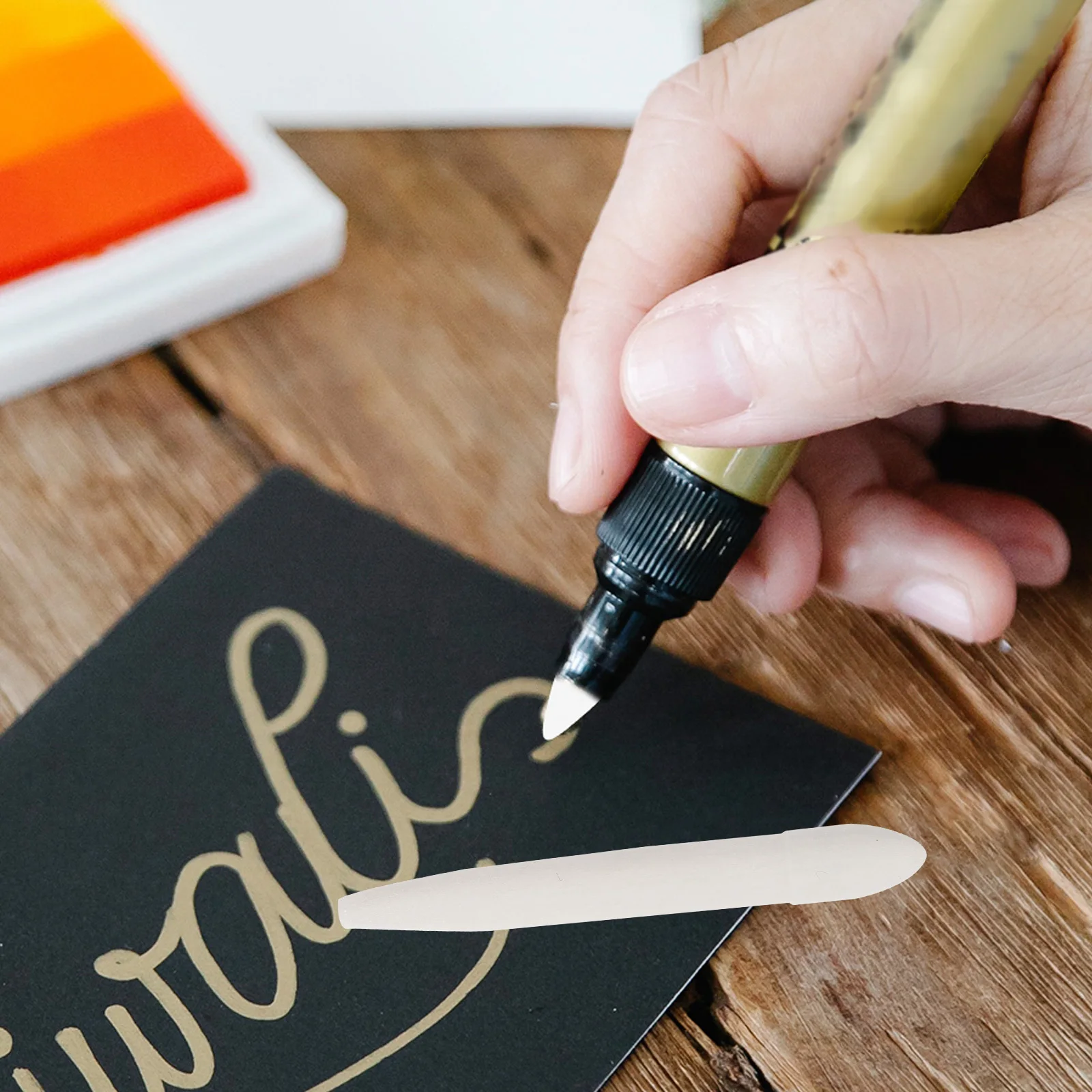 

40 шт., наконечники для ручек, универсальные наконечники для ручек, легкие, компактные для принадлежностей для масляной живописи, наконечники для маркеров, школьные принадлежности