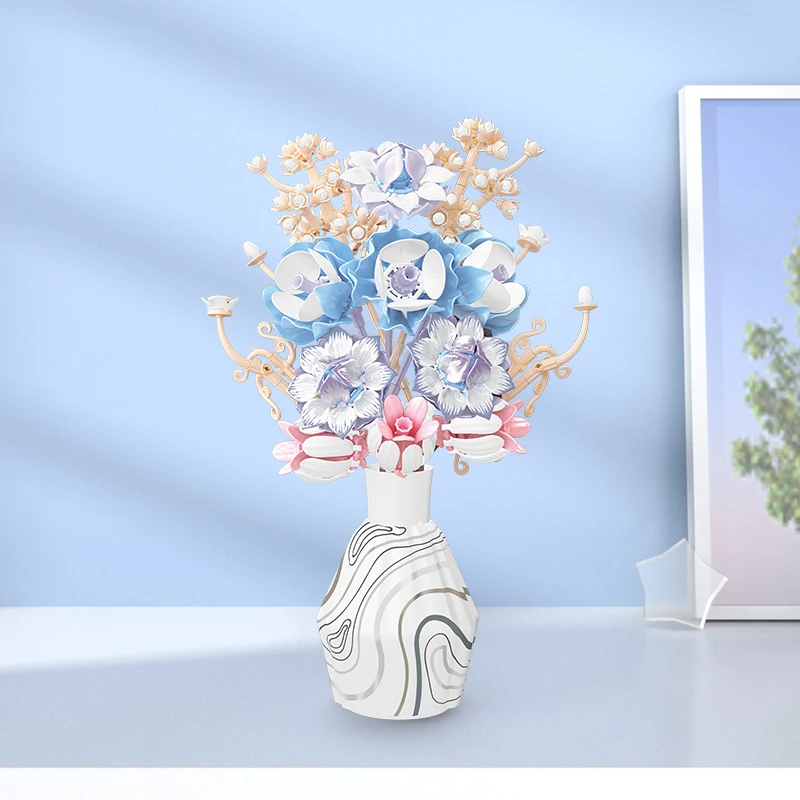 

The latest educational toys, romantic flower bouquets, building blocks, flowers, creative home desks, plant decorations, gifts f