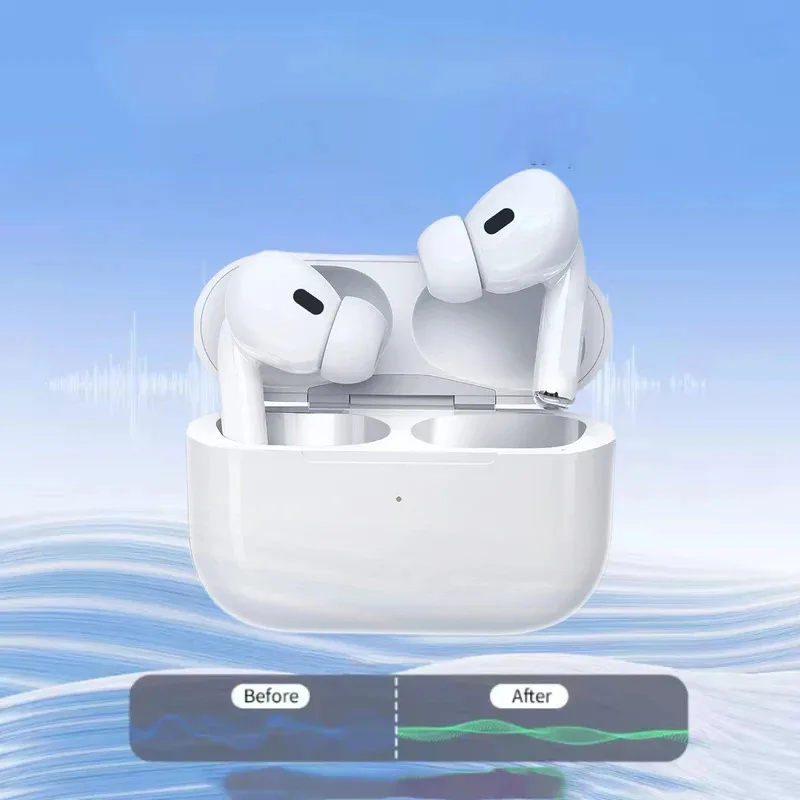 New Wireless Bluetooth Headphones Earphones With Mic Charging Case Clear Sound Long Playtime Compatible With All Smartphone image 2