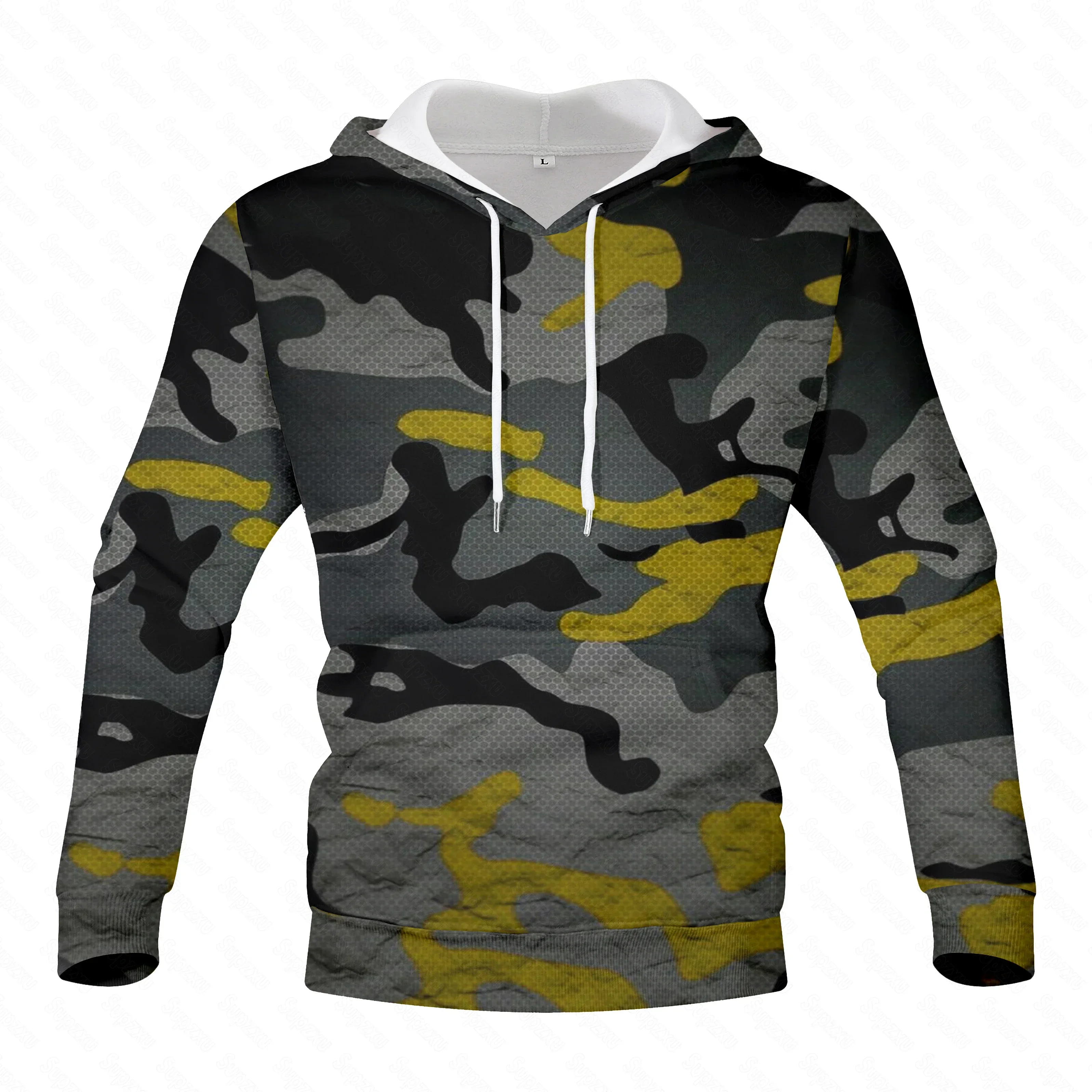 

Camouflage Hoodies Men 2023 Spring Mens Military Hooded Sweatshirts Hoodie Male Street Hoody Army Green Sweatshirt Hip Hop