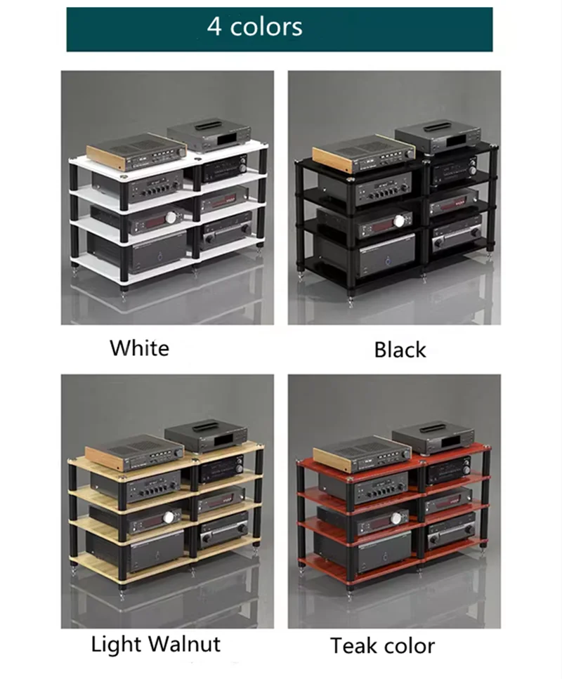 DK-024 طاولة الصوت KTV أغنية خزانة مكبر كهربائي رف الصوت تخزين الصوت الرف حامل التلفزيون الفولاذ المقاوم للصدأ عمود الساقين