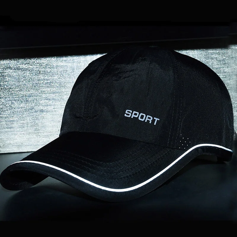LuminousBreathable Quick-Dry Baseball Cap for Sun Protection during Outdoor Activities
