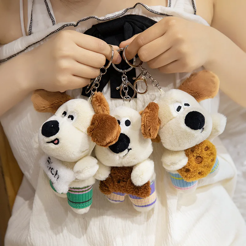 Plush Toy Fried Potato King Plush Pendant Funny Jixiaoba Doll Pendant Keychain Bag Pendant Doll