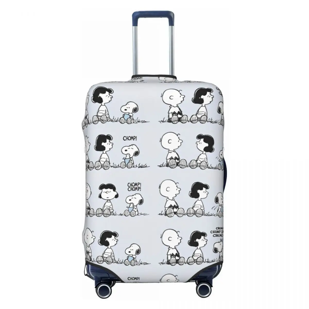 Snoopy Cartoon Suitcase Cover Travel Vacation Strectch Luggage Supplies Protector