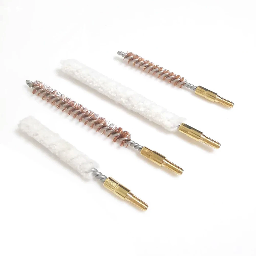 9Pcs Universal Gun Cleaning Kit .17cal .22cal/5.56mm Rifle Barrel Rod Brushes Professional Gun Cleaning Tools Set for Hunting