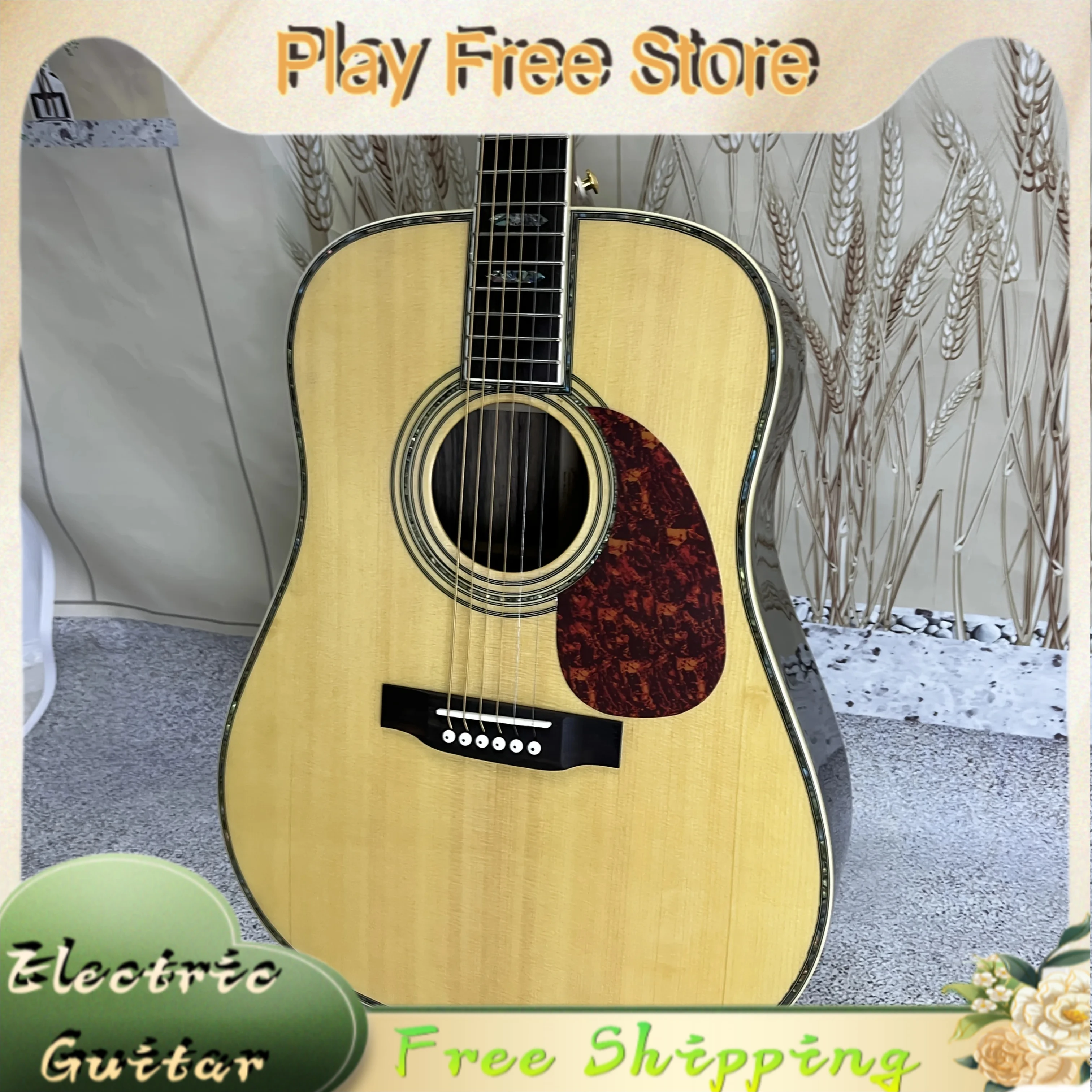 D45 Spruce Top Rosewood Fingerboard 6 Strings Acoustic Guitar 41 Inch Delivery Included Beginner Best-Selling Hot Sale New