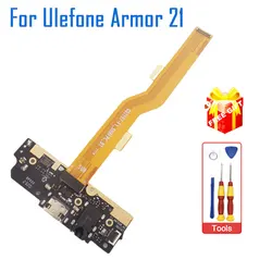 Original New Ulefone Armor 21 USB Board Base Charge Port Board With Headphone Jack And Main FPC For Ulefone Armor 21 Smart Phone