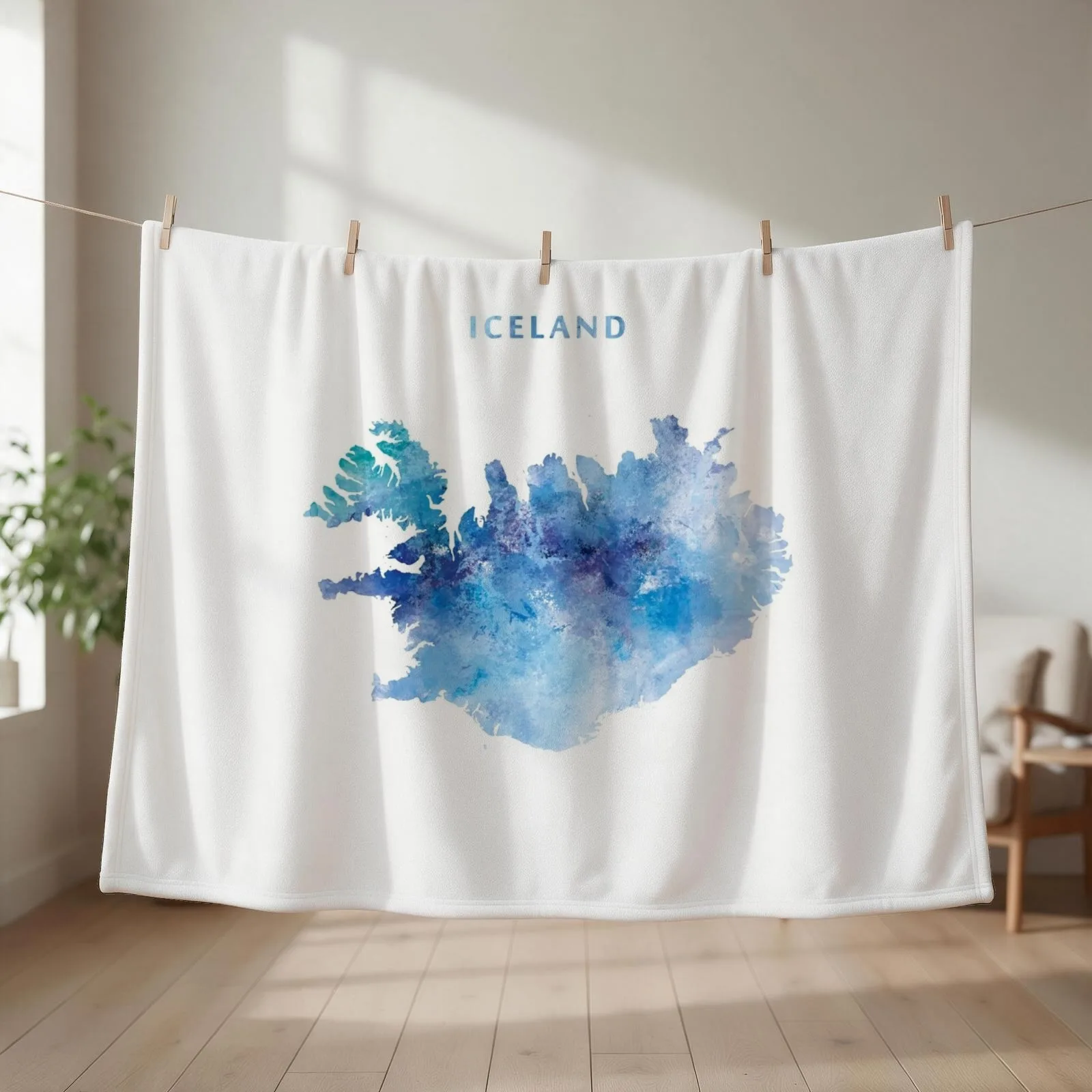 Iceland Throw Blanket blankets and throws decorative Weighted warm for winter Blankets