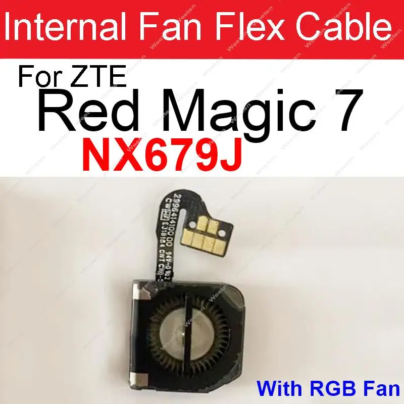 Built-in Cooling Fan Radiator Heat Sink For ZTE Nubia Red Magic 7 NX679J Red Magic 7 7S Pro NX709J NX709S Cooling Fan Flex Cable