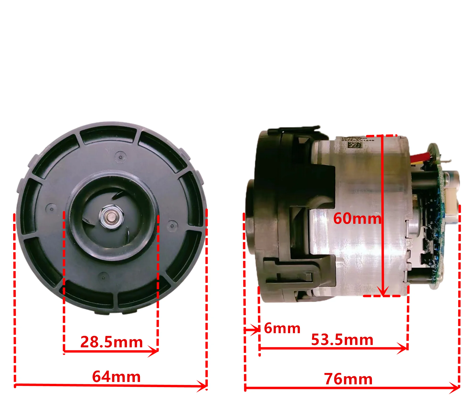 NIDEC 13F704Q820 DC18V-24V 350W High Speed DC Brushless Fan Vacuum Cleaner Motor with PWM speed control board