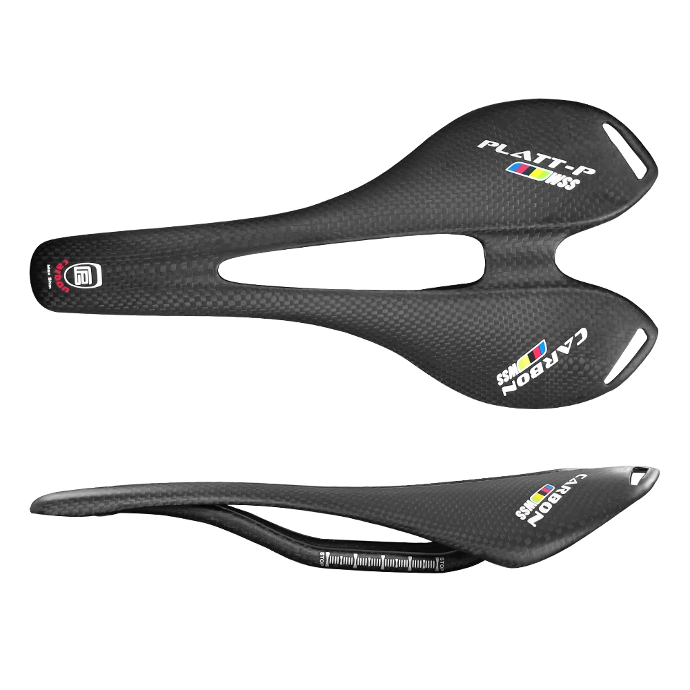 Full Carbon Saddle for Men, Ultralight Selle, Road Bike Seat, Racing Saddle, Seat Mat, Bike Spare Part, 3K, Vtt