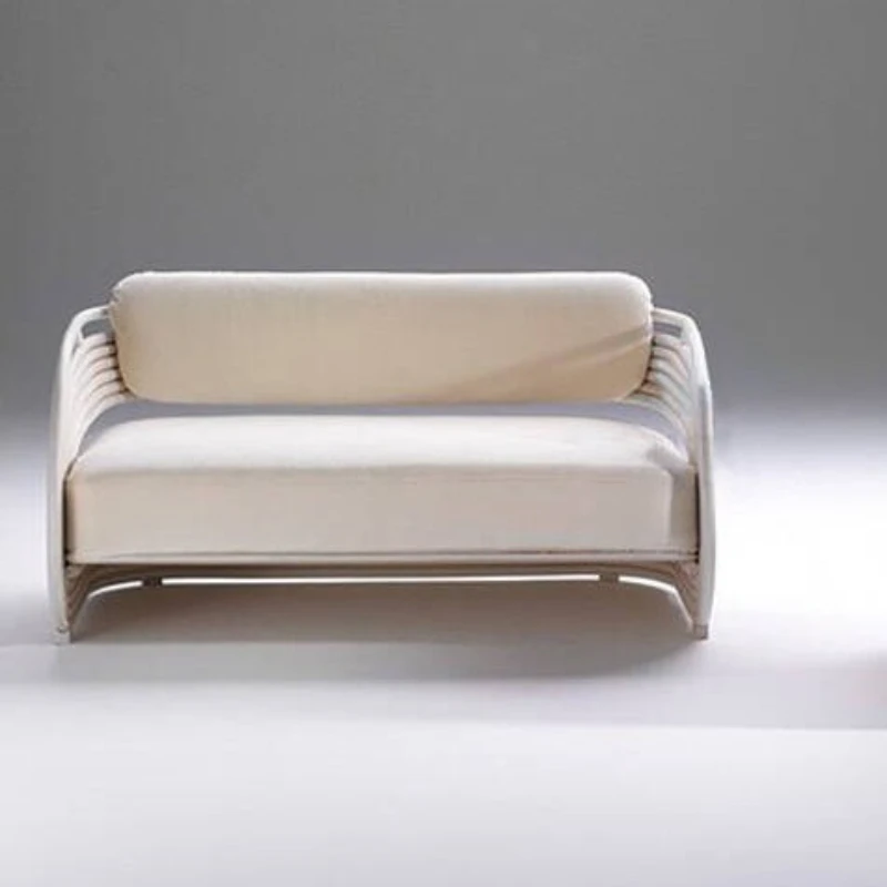 

Скандинавский дизайнерский диван для гостиной, домашний балкон, одиночный диван для отдыха, диван для завтрака, натуральный ротанг, мебель для гостиной, Kanapa XYSFC