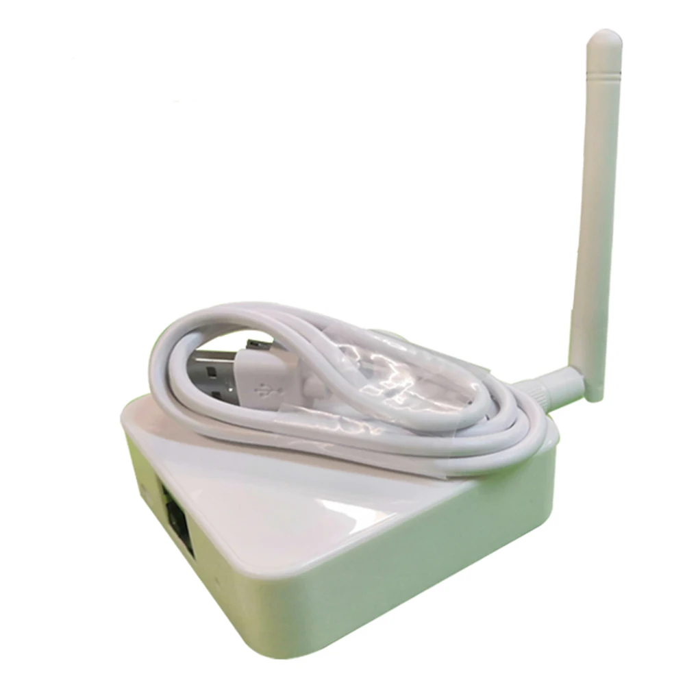 White Ble Gateway iBeacon ble to network Bridge support  Ethernet and WiFi connection