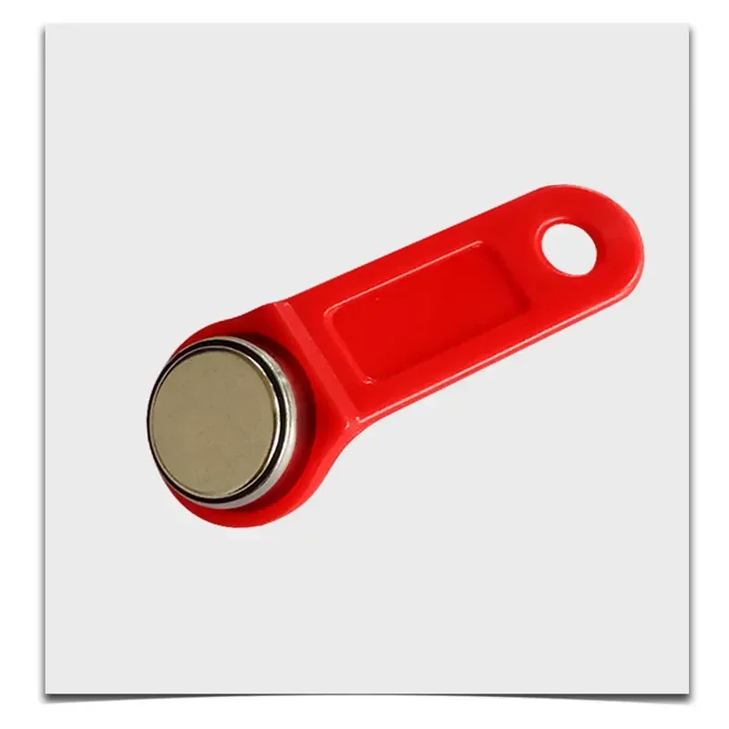 DS1990 TM1990A F5 Touch Memory Key iButton for Read Dallas Sauna Card with Color Plastic Holder