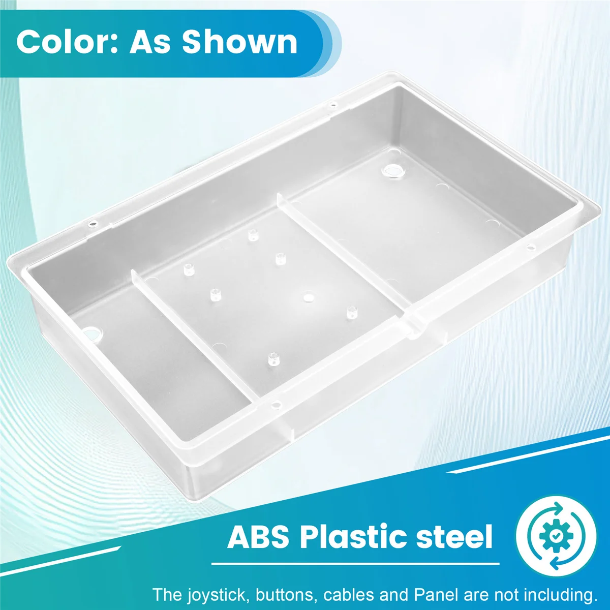 RIRI DIY Arcade Joystick caja de Panel acrílico para máquina de juego de salón recreativo DIY se puede instalar botón de Joystick para videojuegos Retro