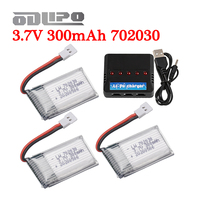 3.7v 300mah Lipo Drone Battery For Syma X11 E55 Fq777 Fq17w F180 Fy530 U816 U816a U830 H107 S39-1 Hd-1306 RC Drone UAV Battery