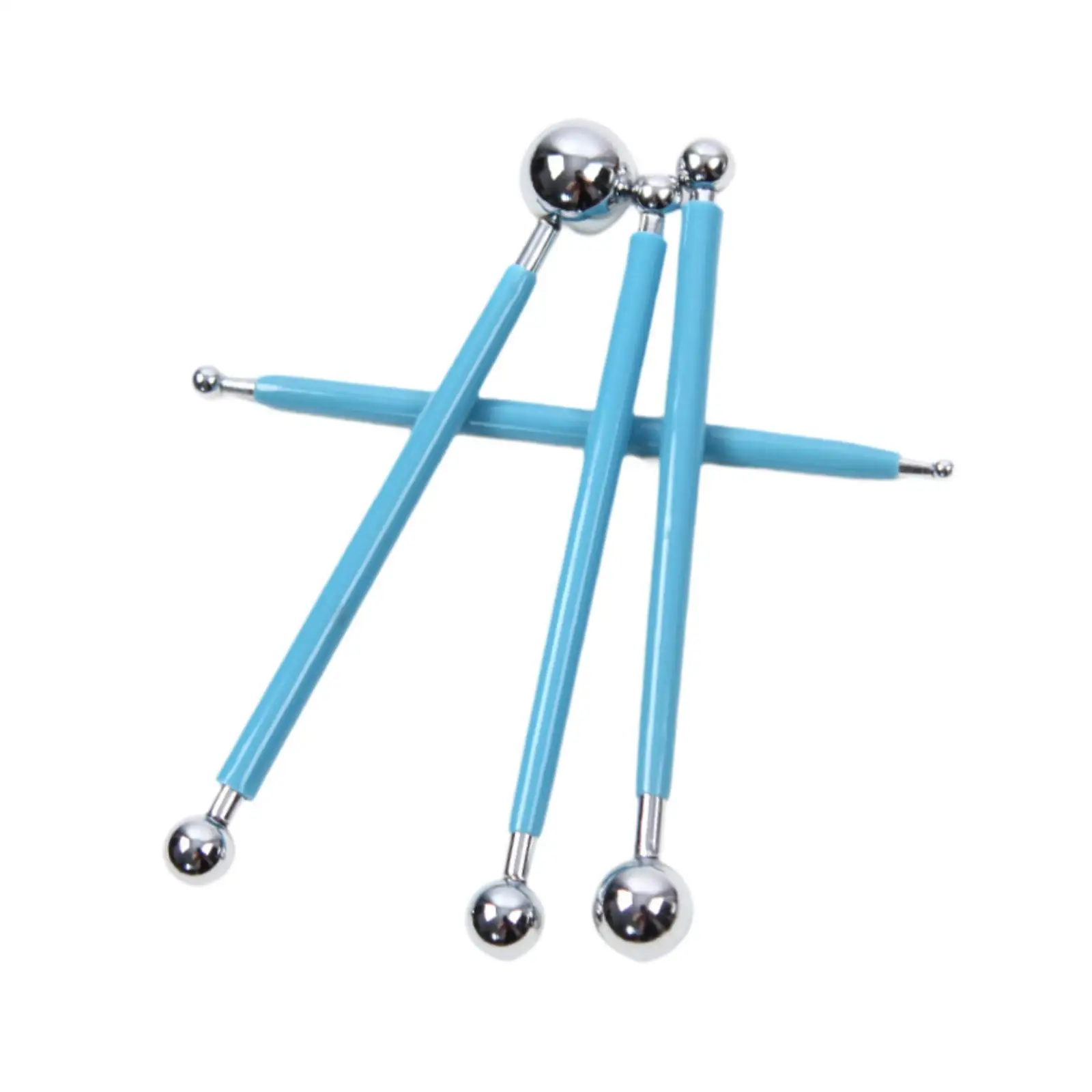 Metal Ball Stylus Dotting Tools Clay Carving Stick Set for Embossing Pottery Polymer Sculpture and Mandala Craft DIY view 2