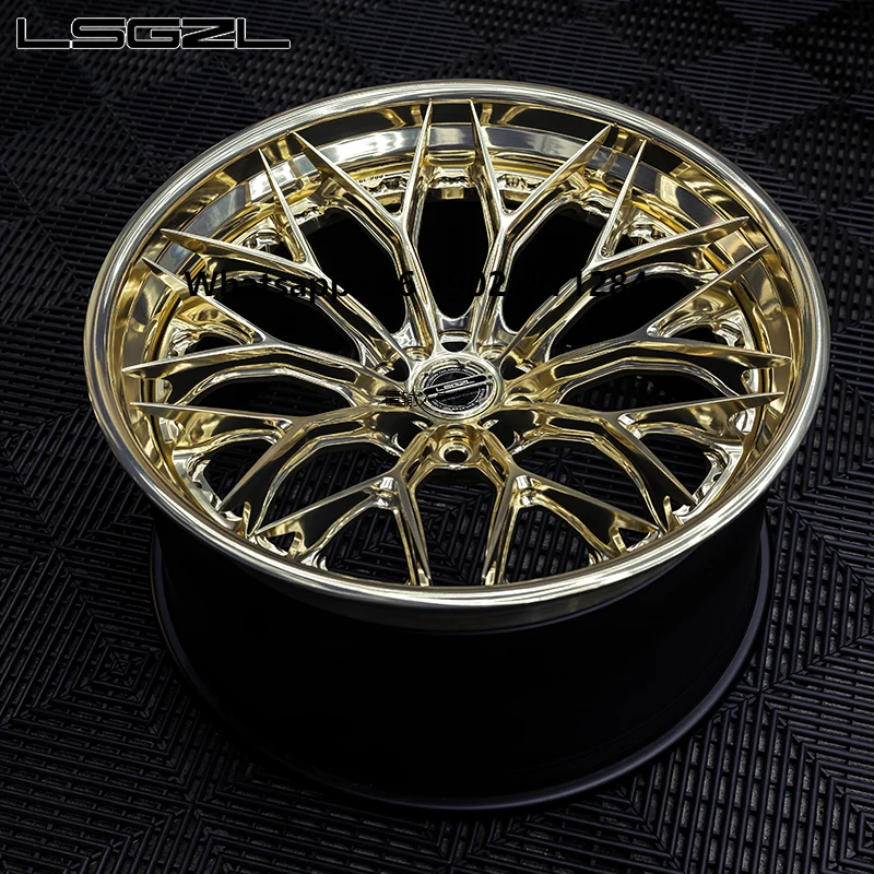 

OEM 2-piece Concave Wheel Forged Hub 5x120 5x114.3 5x130 Wheel 18 19 20 21 22 24 26 Inch Carbon Fiber Wheel Sport Deep Concave