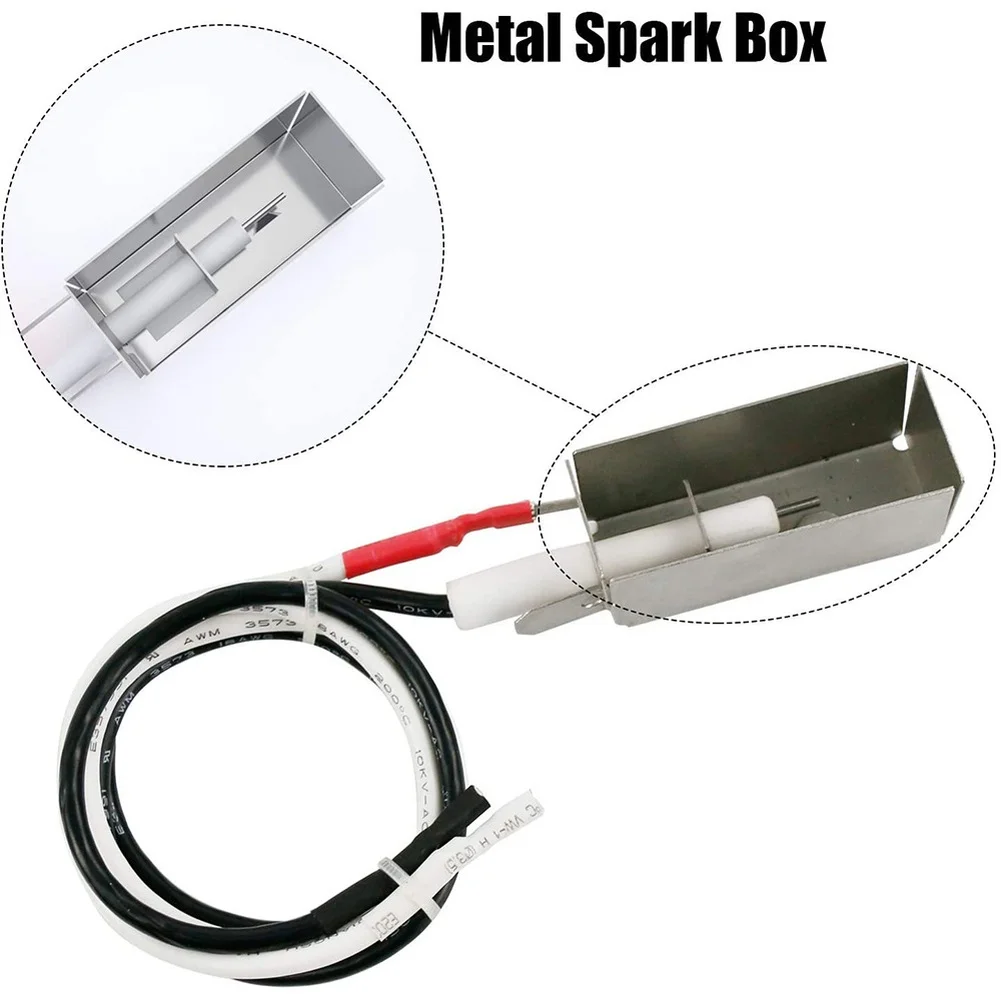 Complete Ignition Kit Compatible with For WEBER For GENESIS 300 Series 2007 E310 E320 Models Includes Metal Spark Box and Button