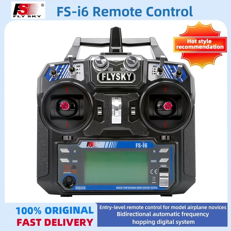 Flysky FS-i6 FS I6 2.4G 6ch RC Trasmettitore Controller FS-iA6 / FS-iA6B Ricevitore per Quadcopter Drone fai da te