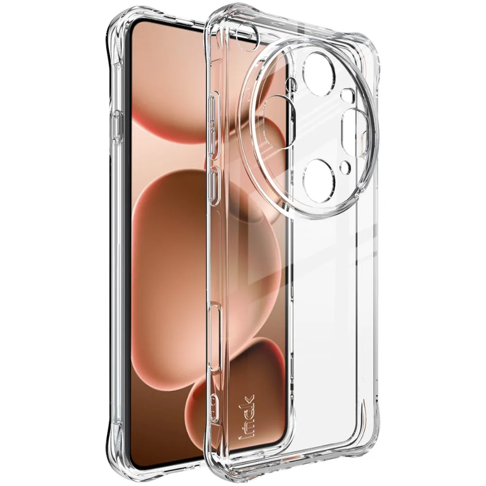 Funda Protectora IMAK con Lente de Bolsa de Aire para OPPO Find X9 Ultra 5G 2026, Carcasa Trasera Transparente con Parachoques y Armadura para Find X9 X 9 Ultra
