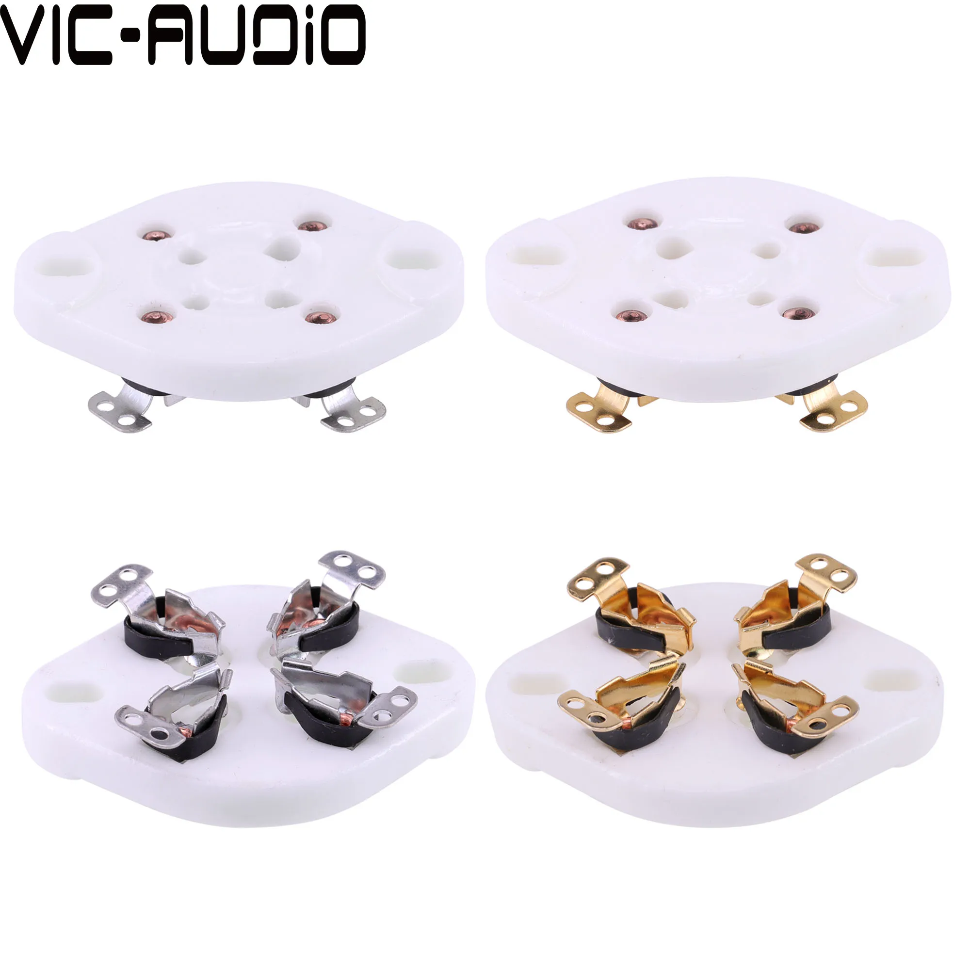 Prise de Tube à 4 broches GZC4-1 en céramique, Vintage, pour amplificateur Audio HIFI sous vide 2A3 FU-811 274A 572B FU811 300B, à monter soi-même