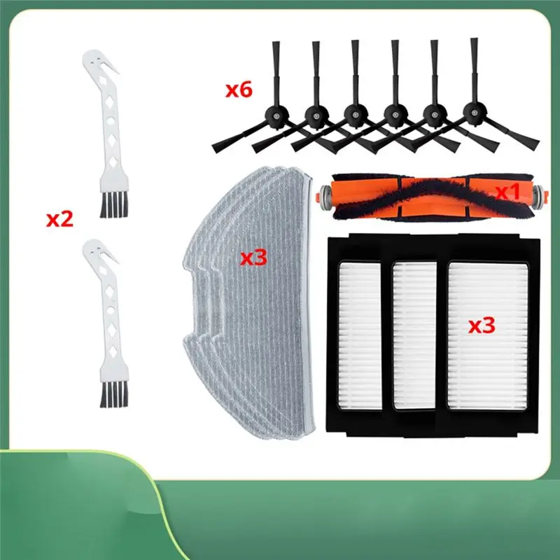 A40Z-For Xiaomi Mijia PRO Sweeping And Mopping Robot MJSTS Main Brush And Side Brush Filter Cloth Replacement Brush